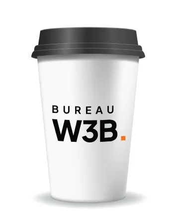 Branding mockup mok met huisstijl