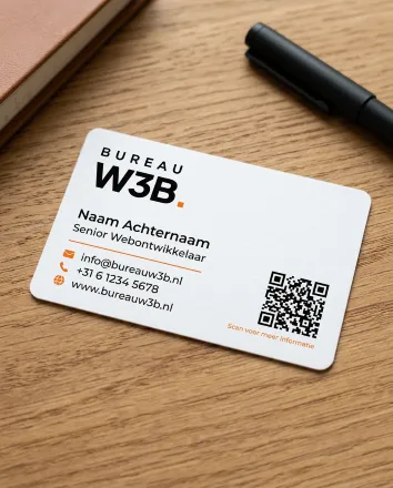 Branding mockup visitekaartje